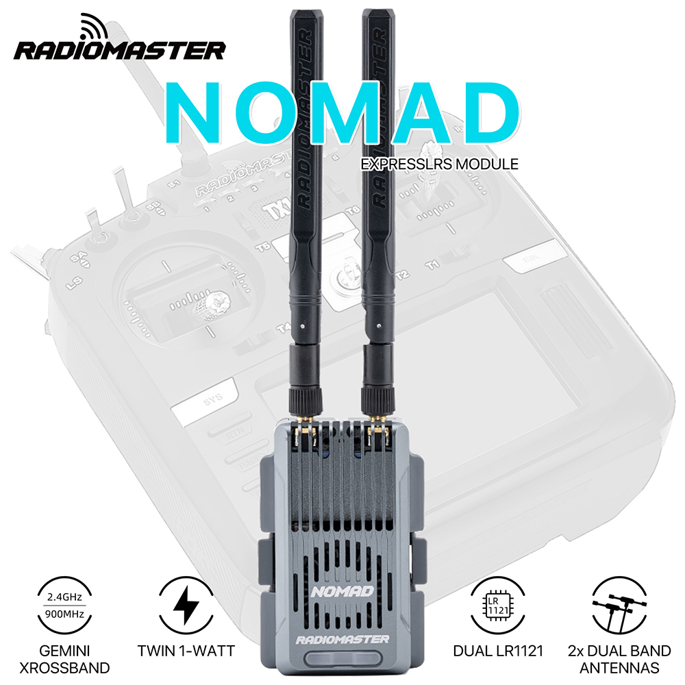 Radiomaster Ranger 2.4Ghz Elrs Module - Radiomaster Nomad デュアルバンド Gemini Xrossband ExpressLRS