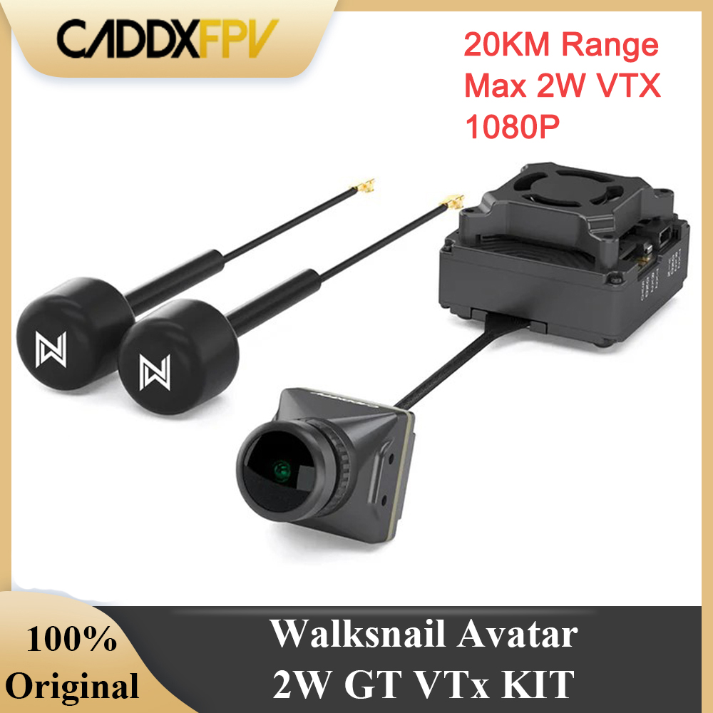 Walksnail Avatar Hd Pro Kit - Walksnail-アバターhd proカメラ,fpv伝送カメラ,gtxキット,1080p,160 fovジャイロ5.8g 2w,2w