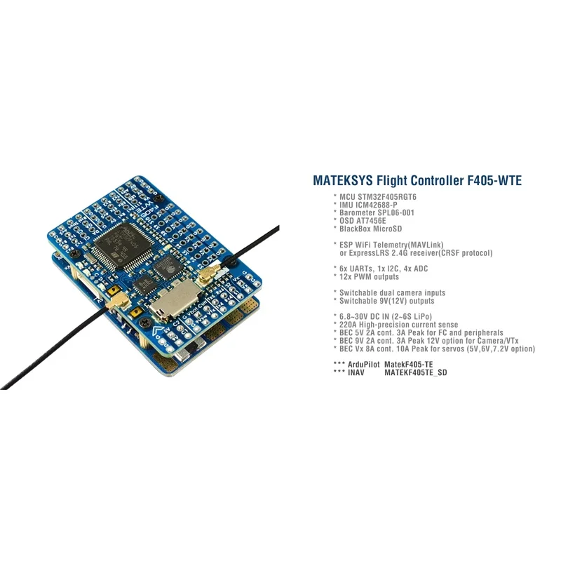 SkyDElFor MATEK Mateksys F405- - Mateksys Flight Controller F405 Wte のレビューと価格