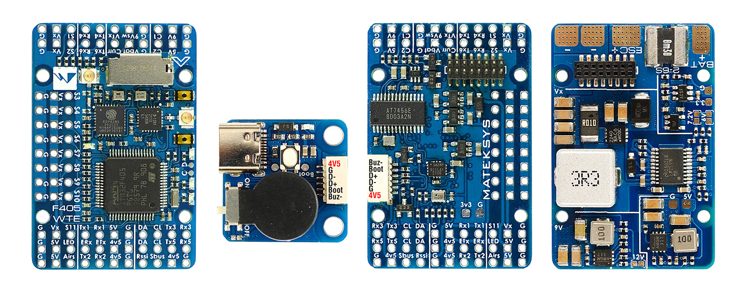 Matek Mateksys フライトコントローラー F40 - Mateksys Flight Controller F405 Wte のレビューと価格