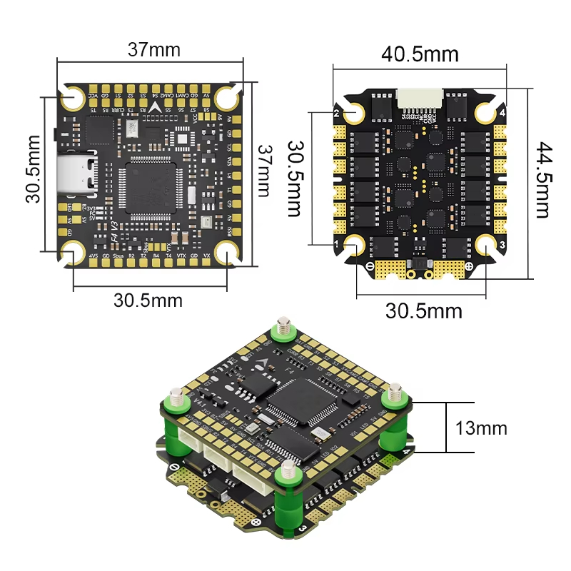 Aocoda-RC F465S V4 スタック F405 V - Speedybee F405 V4 Bls 55A Stack のレビューと価格