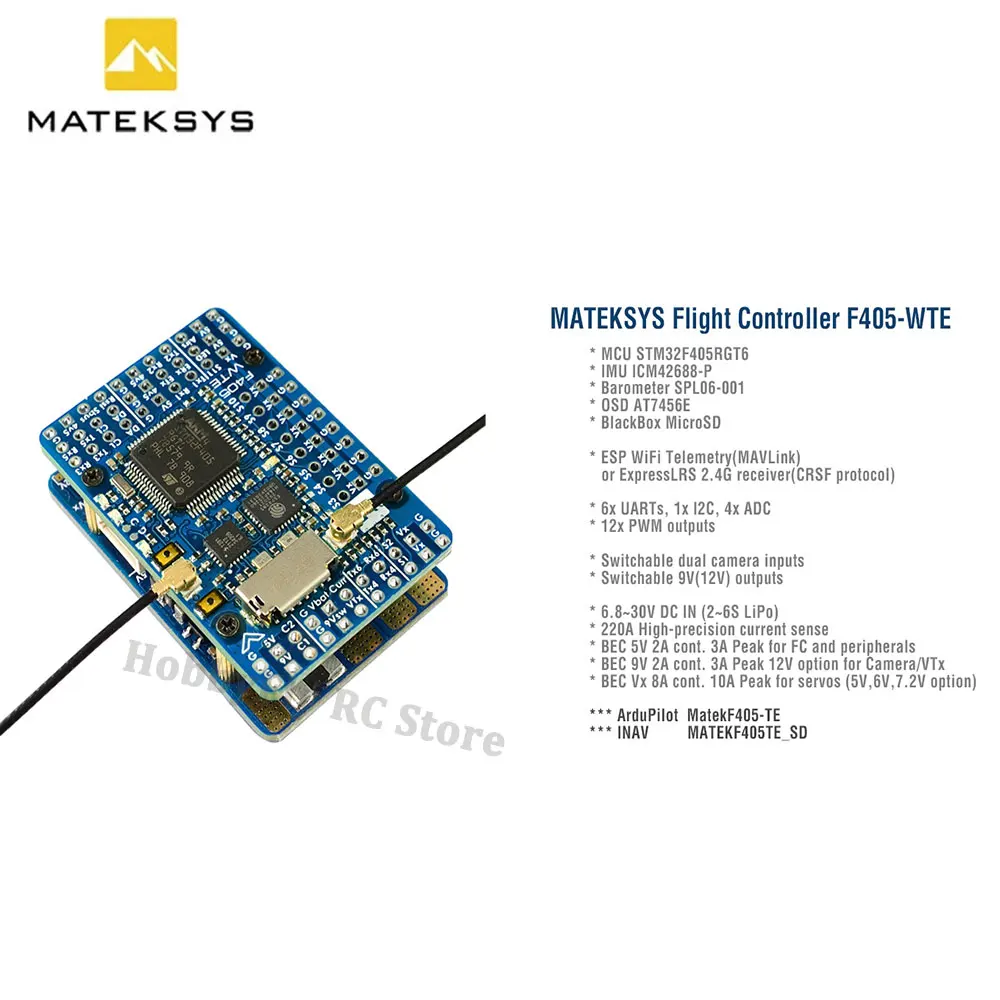 Matek MATEKSYS F405-WTE F405 フ - Mateksys Flight Controller F405 Wte のレビューと価格
